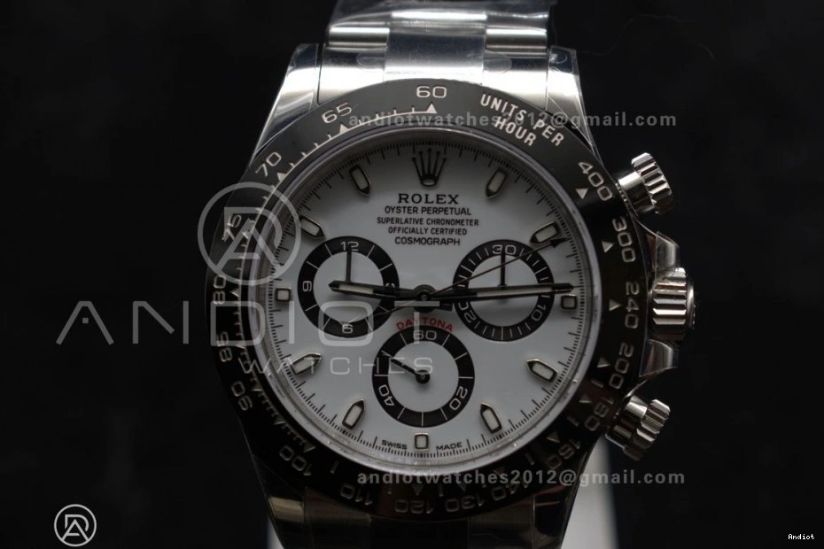 Dial SH4130 Case Daytona SS 904L Best Bracelet and Edition 1:1 White 116500 ZF 1104